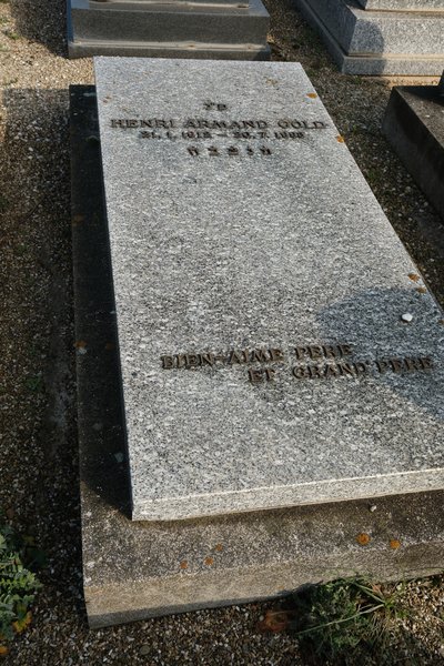 Stèle de Gold Henri Armand