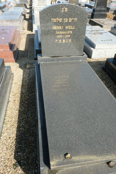 Надгробие Weill Henri
