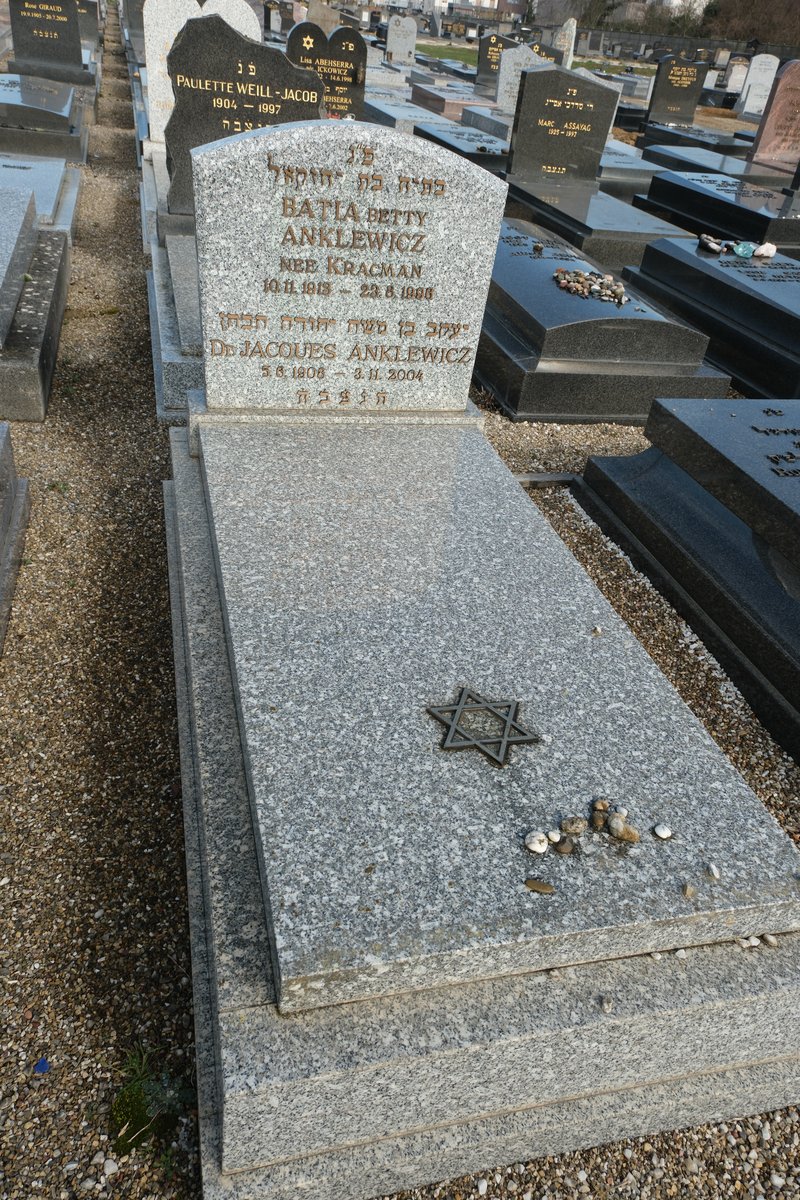 Grabstein von Anklewicz Batia Betty