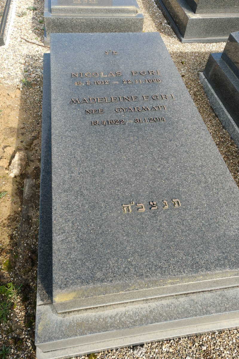 شاهدة قبر Egri Madeleine
