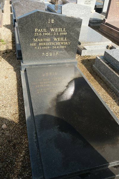 Надгробие Weill Marthe