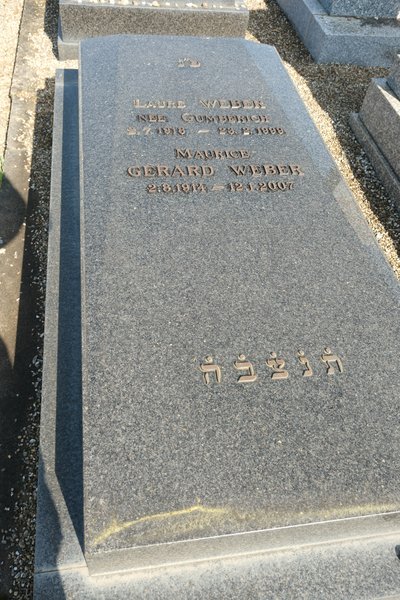 Tombstone of Weber Laure