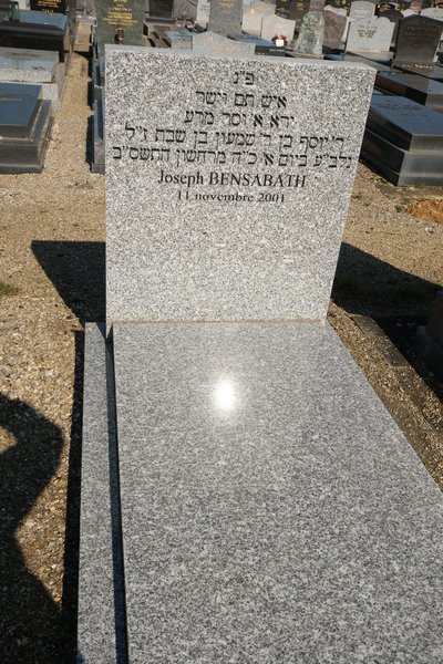 Grabstein von Bensabath Joseph