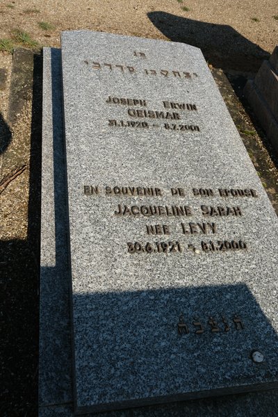 Grabstein von Geismar Joseph Erwin