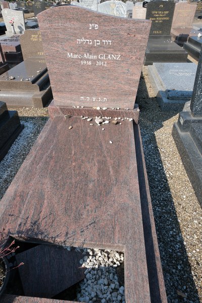Glanz Marc Alain fejfája