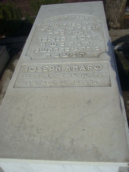KNAFO Joseph H. fejfája