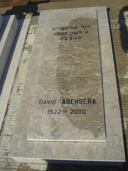 Grafsteen van ABEHSERA David