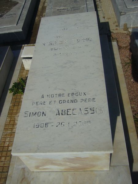 ABECASSIS Simon fejfája