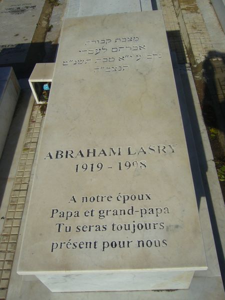 מַצֵּבה פון LASRY Abraham