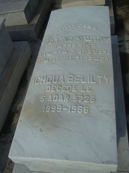 Grabstein von BELILTY Ichoua
