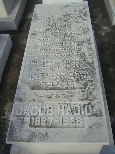 Stèle de HADIDA Jacob