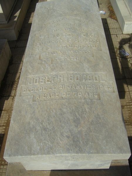 Grabstein von BOTBOL Joseph