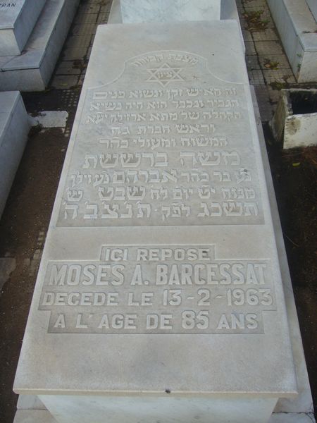 Estela de BARCESSAT Moses A.