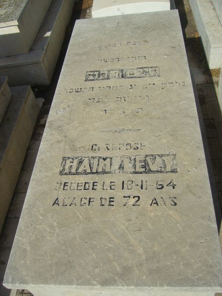 Tombstone of LEVY Haim
