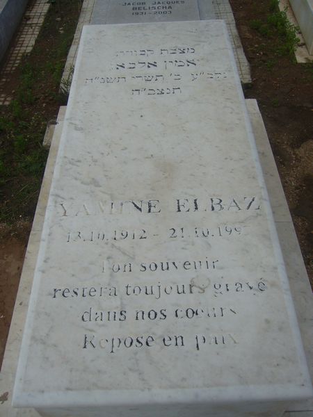 Stèle de ELBAZ Yamine