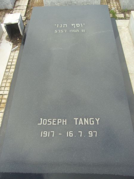 Надгробие TANGY Joseph