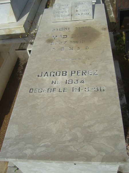 Stèle de PEREZ Jacob