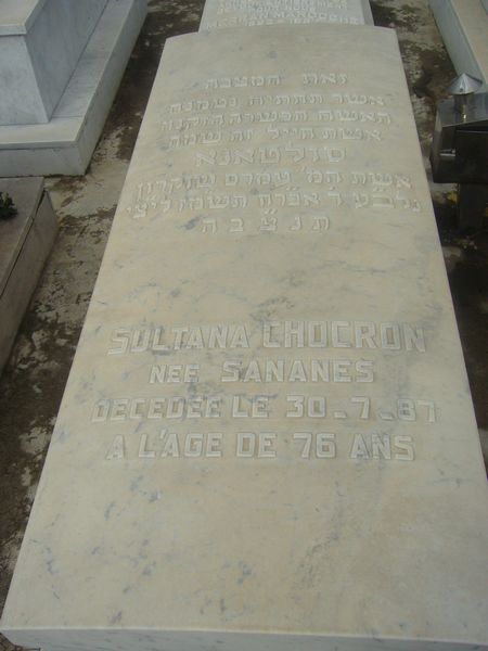 Estela de CHOCRON Sultana
