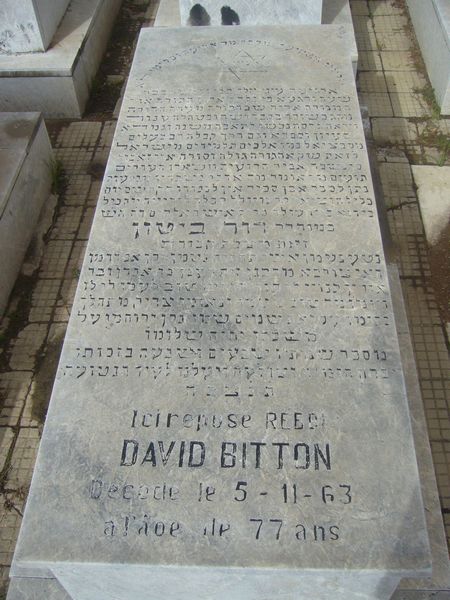 Grabstein von BITTON David