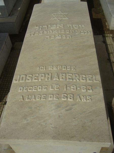 ABERGEL Joseph fejfája