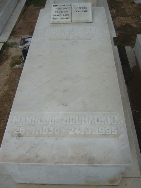 BOUHADANA Makhlouf 的墓碑