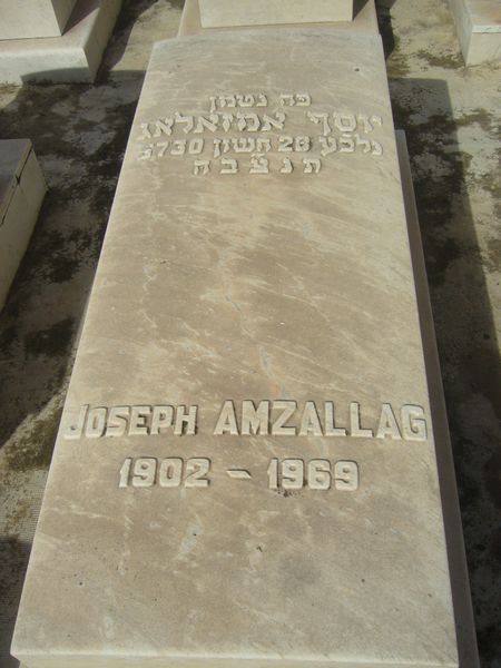 AMZALLAG Joseph 的墓碑