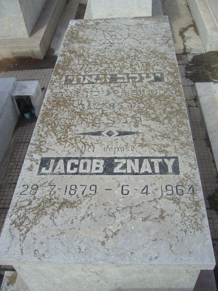 ZNATY Jacob 的墓碑