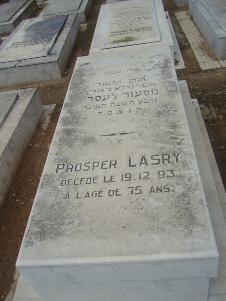 Stèle de LASRY Prosper