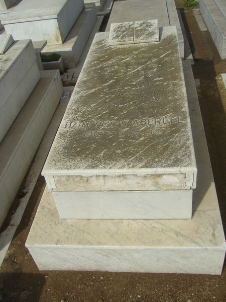 Grafsteen van ABERGEL Haim Victor