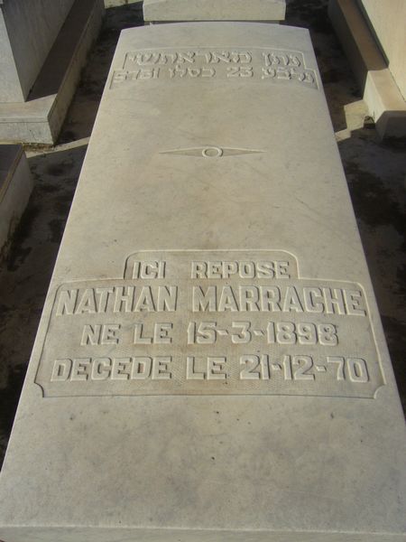 מצבת MARRACHE Nathan