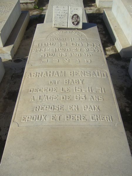 BENSAUD Abraham 的墓碑