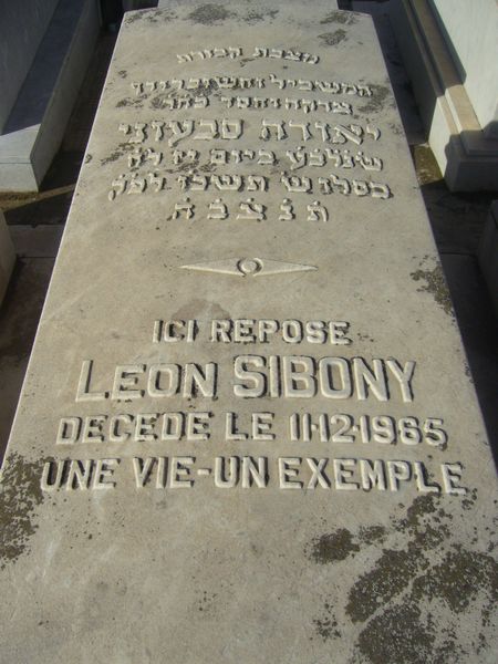 מַצֵּבה פון SIBONY Leon