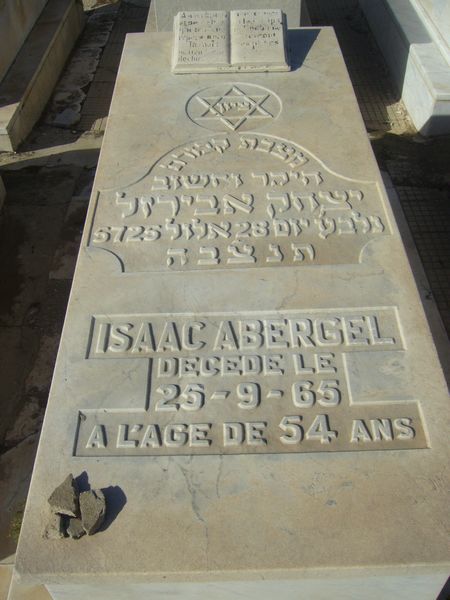 ABERGEL Isaac fejfája
