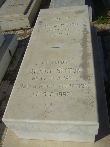 Grabstein von BITTON Albert
