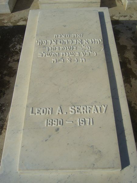 מַצֵּבה פון SERFATY Leon A.