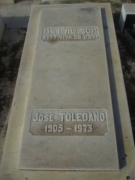 Tombstone of TOLEDANO Jose