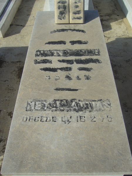 Tombstone of ATTIAS Meyer