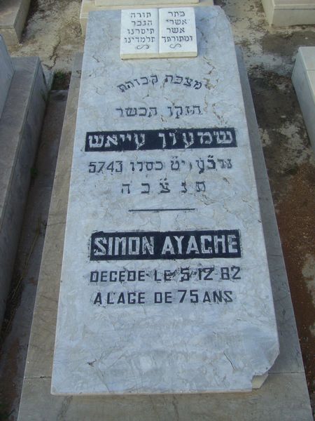 AYACHE Simon fejfája