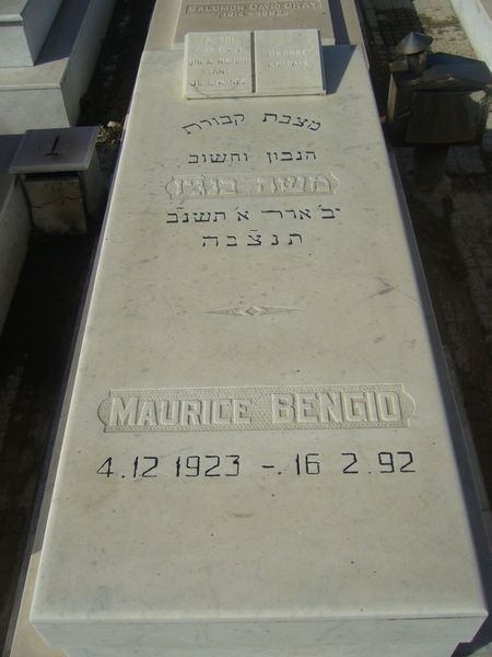 Lápide de BENGIO Maurice