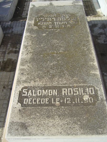 Stèle de ROSILIO Salomon
