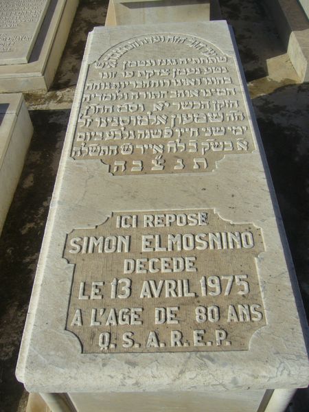 Stèle de ELMOSNINO Simon