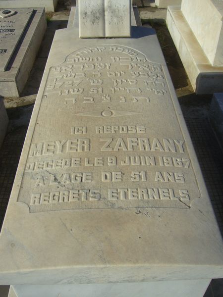 ZAFRANY Meyer 的墓碑