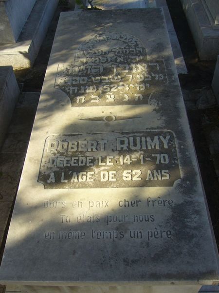 Stèle de RUIMY Robert