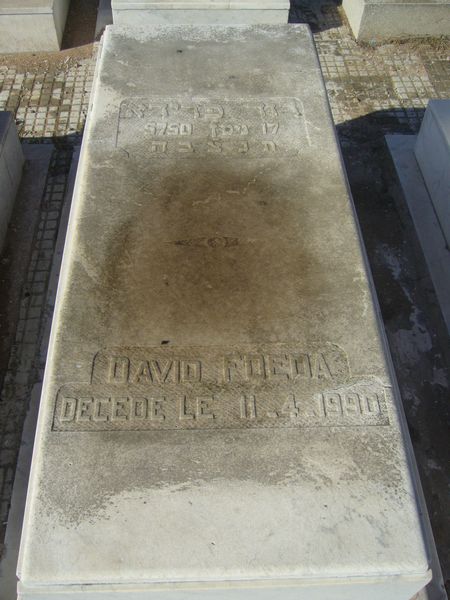 Grafsteen van FOEDA David
