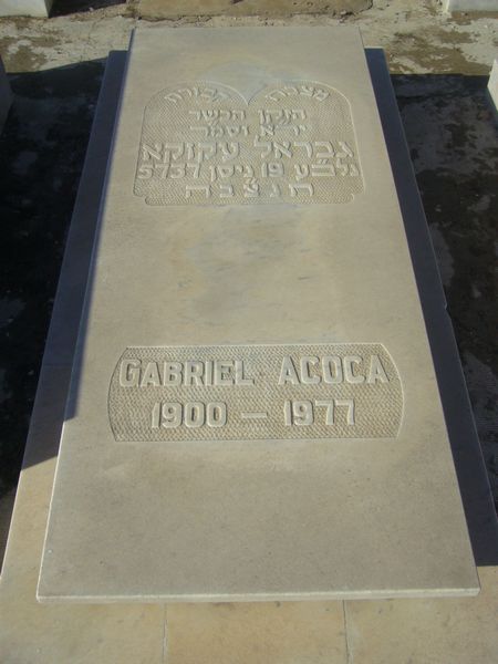 ACOCA Gabriel 的墓碑