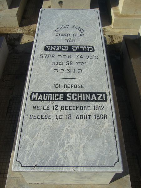 Lápide de SCHINAZI Maurice
