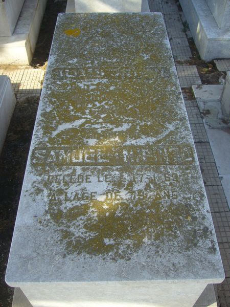 Stèle de PINTO Samuel M.