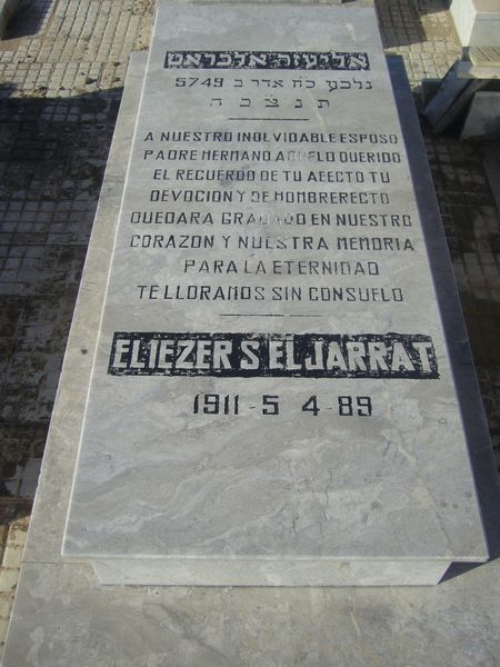 Estela de ELJARRAT Eliezer S.