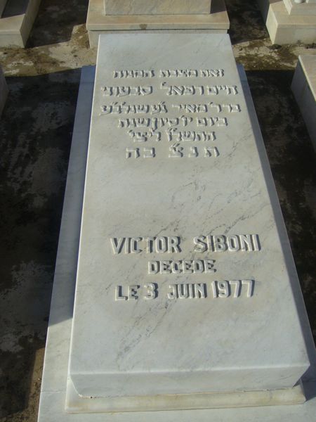 Tombstone of SIBONI Victor