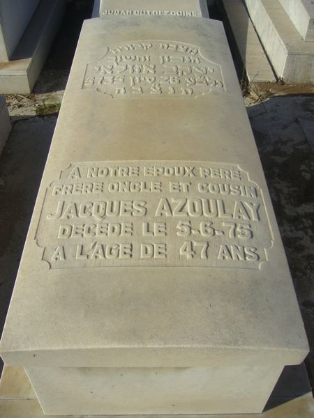 AZOULAY Jacques 的墓碑